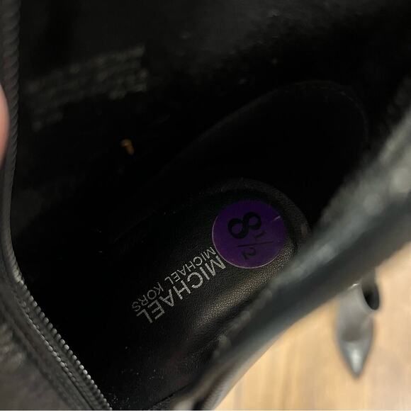 MICHAEL MICHAEL KORS Dorothy Flex Leather Ankle Boot SZ 8.5 - Picture 13 of 15